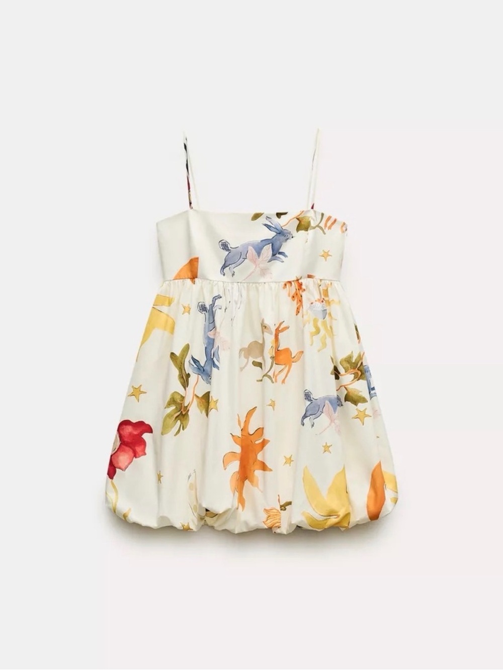Cream Zara mini dress